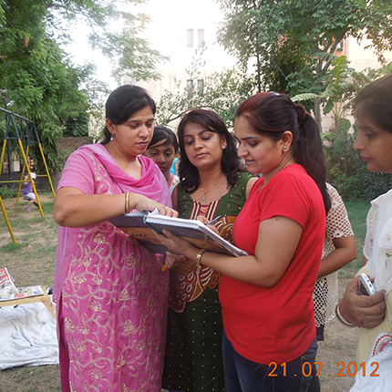 Volunteering at Plant Awareness Camp for Children for A Kids Fun Club, August 2012