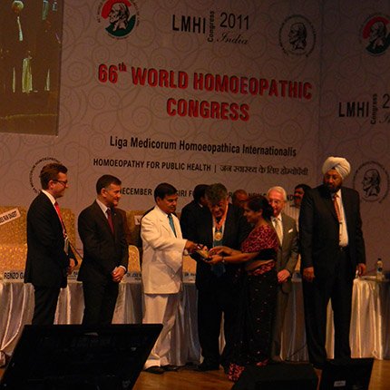 Receiving Certificate of Appreciation